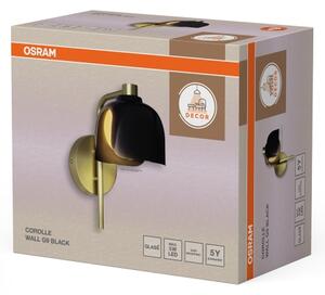 Osram - Настенна лампа DECOR COROLLE 1xG9/20W/230V черна/златна