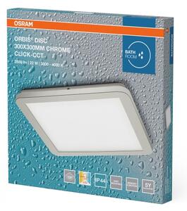 Osram - LED таванно осветително тяло за баня ORBIS DISC LED/22W/230V 30x30 cm IP44 неръждаема стомана