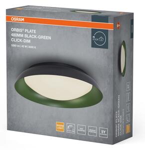 Osram - димируем LED плафон ORBIS PLATE LED/45W/230V Ø48 см, зелен/черен