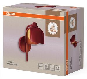Osram - Настенна лампа DECOR COROLLE 1xG9/20W/230V червена