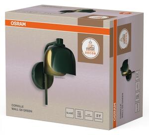 Osram - Настенна лампа DECOR COROLLE 1xG9/20W/230V зелена