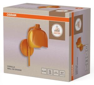 Osram - Стенна лампа DECOR COROLLE 1xG9/20W/230V оранжева