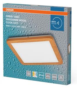 Osram - LED таванно осветително тяло за баня ORBIS DISC LED/22W/230V 30x30 cm IP44 кафяво