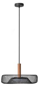 Osram - LED полилей на кабел DECOR MESH LED/18,5W/230V Ø 40 cm черен/каучукова дървесина