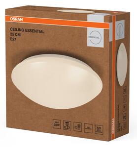 Osram - Плафон CEILING ESSENTIAL, 1xE27/25W/230V, Ø 25 см, бял