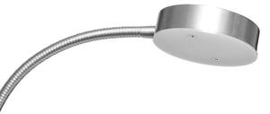 LED димируема подова лампа NORA LED/25W/230V 2200/3000/4000K + LED/5W 3000K хром + с дистанционно управление