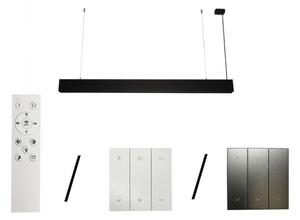 LED полилей на трос LED/55W/230V 3000/4000/6500K 120 см черен