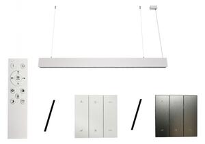 LED полилей с кабелно окачване, 55 W, 230 V, 3000/4000/6500 K, 120 cm, бял