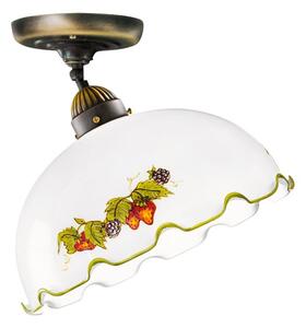Kolarz 731.10.114 - Плафон NONNA за директен монтаж, 1xE27/75W/230V, Ø 30 см, винено/ягодно