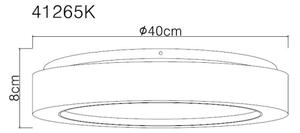 Globo 41265K - LED Плафониера LIAMI LED/24W/230V Ø 40 см 4000K бял