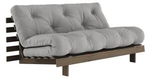 Сив разтегателен диван 160 cm Roots - Karup Design