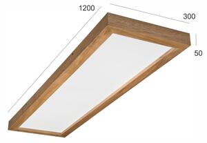 Brilagi - LED осветително тяло за баня WOODY FRAME LED/40W/230V 120x30 cm IP44 дъб