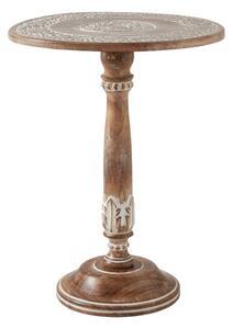 Кръгла странична масичка от масивно манго ø 45 cm Grenada – Jotex
