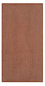 Памучна хавлиена кърпа в цвят кафяв коняк/кремава 70x140 cm Dixie – Jotex