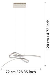 Eglo 32853 - LED полилей на кабел SYMPHONIE LED/18,9W/230V