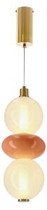 LED Полилей на кабел FLORES LED/12W/230V златист/оранжев