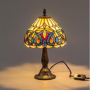 Brilagi - Тифани витражна настолна лампа LUISA 1xE14/40W/230V