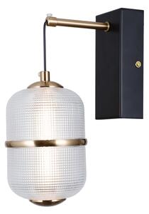 ITALUX WL-34375-1-BK - LED стенна лампа ALANI LED/6W/230V 3000K черна/златна