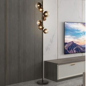Brilagi - LED подова лампа MILLA 7xG9/3W/230V кафява/опушена