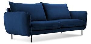 Син кадифен диван 160 cm Vienna - Cosmopolitan Design