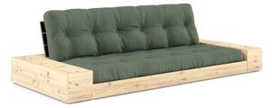 Зелен разтегателен диван 244 cm Base – Karup Design