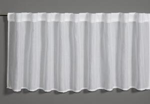 Бяла завеса 45x140 cm Jacquard-Voile - Gardinia