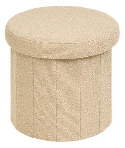Сгъваем пуф atmosphera Fink, Ø38 cm - е, Амбър, Ø38 cm