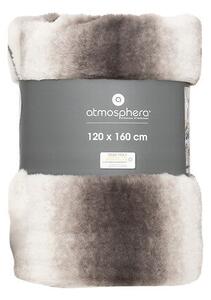 Одеяло за диван atmosphera Grizzli, 120x160 cm - Сив