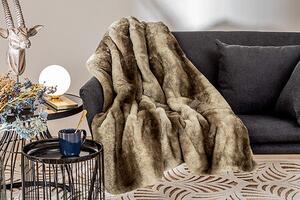 Одеяло за диван atmosphera Grizzli, 120x160 cm - Кафяв