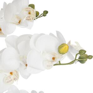 Изкуствено цвете atmosphera Sanae Orchid, 65 cm - Изкуствена орхидея atmosphera, Черна керамична саксия, 65 cm