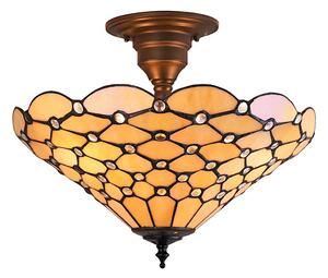Endon 64300 - Таванен полилей Tiffany PEARL 3xE27/60W/230V Ø 37 см