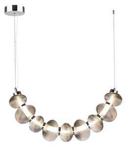 LED полилей на кабел BOLLA LED/36W/230V лъскав хром/димно сив