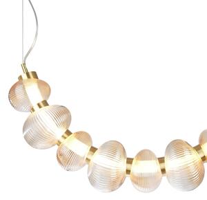 LED полилей на кабел BOLLA LED/36W/230V златист/опушено бежово
