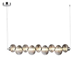 LED полилей на кабел BOLLA LED/32W/230V лъскав хром/опушено сиво
