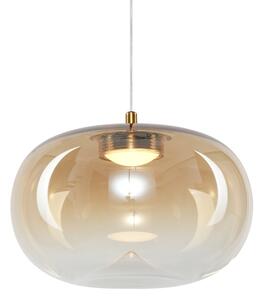 LED Пендел VASO LED/4W/230V Ø 18 см златист/опушен