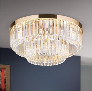 Orion - LED кристално осветление PRISM LED/80W/230V пр.55 см 24K злато