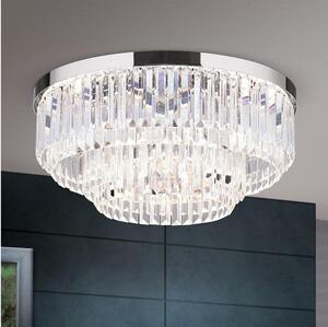 Orion - LED кристално осветително тяло PRISM LED/80W/230V пр. 55 см хром