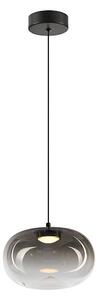 LED Пендел VASO LED/4W/230V Ø 18 см черен/опушен