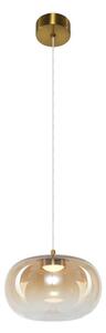 LED Пендел VASO LED/4W/230V Ø 18 см златист/опушен