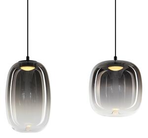 LED Пендел VASO LED/15W/230V черен/опушен