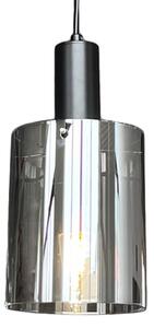 Пендел ARCADIA 1xE27/60W/230V Ø 13 см черен/опушен