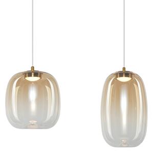 LED Пендел VASO LED/15W/230V златист/опушен