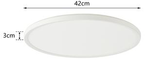 Brilagi - LED Лампа за баня ULTRA SLIM LED/24W/230V Ø 42 см бял IP54