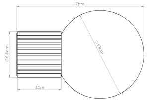 Sollux SL.1742 - Аплик за баня HALO 1xG9/8W/230V IP44 бежов