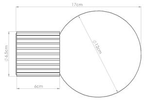 Sollux SL.1727 - Аплик за баня HALO 1xG9/8W/230V IP44 оранжев