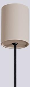 Sollux SL.1744 - Пендел HALO 1xG9/8W/230V Ø 12 см бежов
