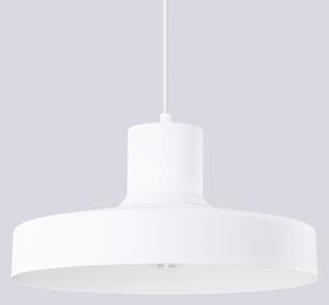 Sollux SL.1702 - Пендел BILO 1xE27/15W/230V Ø 35 см бял
