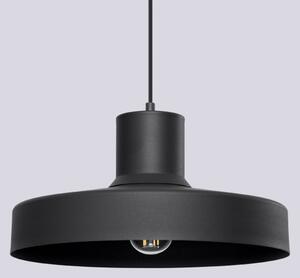 Sollux SL.1703 - Пендел BILO 1xE27/15W/230V Ø 35 см черен