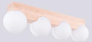 Sollux SL.1685 - Плафон BULBO 4xG9/8W/230V бук/бял