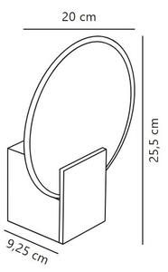 Nordlux - LED регулируемо стенен баня HESTER LED/9,5W/230V IP44